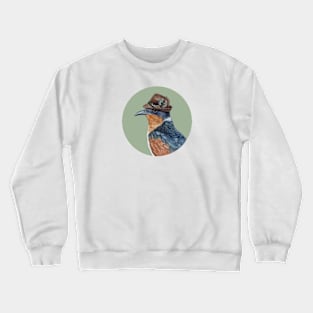 Chestnut-winged cuckoo Crewneck Sweatshirt